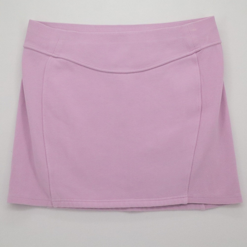 Lululemon Scuba High Rise Mini Skirt Vita Pink (Lilac Purple) Size XL Pull On